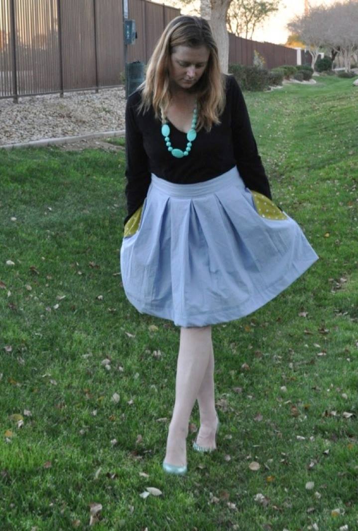 Wedgwood Skirt Pattern by Straight Stitch Designs