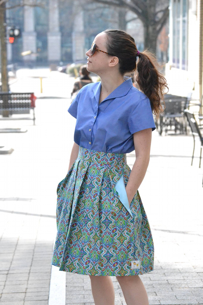 Wedgwood Skirt Pattern by Straight Stitch Designs