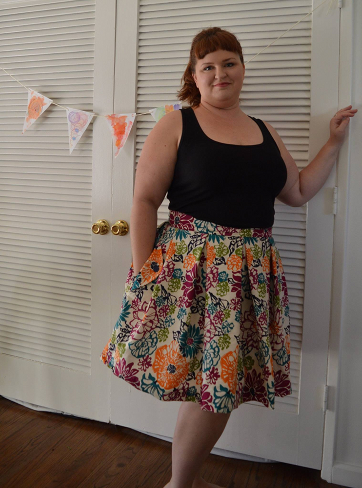 Wedgwood Skirt Pattern by Straight Stitch Designs