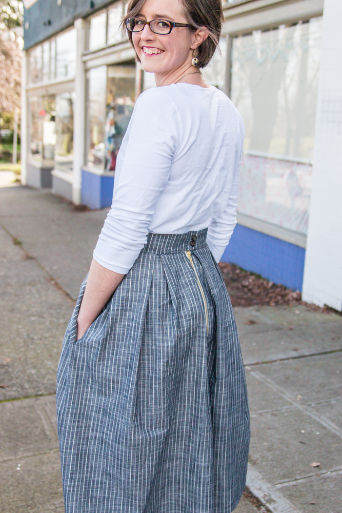 Wedgwood Skirt Pattern by Straight Stitch Designs