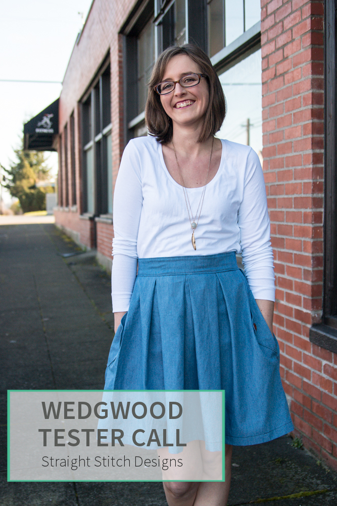 Wedgwood Skirt Test Call from Straight Stitch Designs