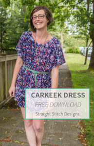 Free Carkeek Dress Pattern from Straight Stitch Designs