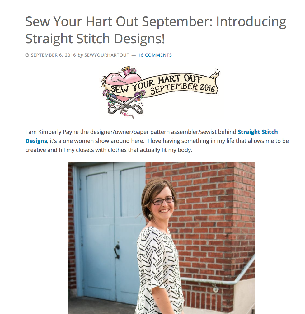Sew Your Hart Out September