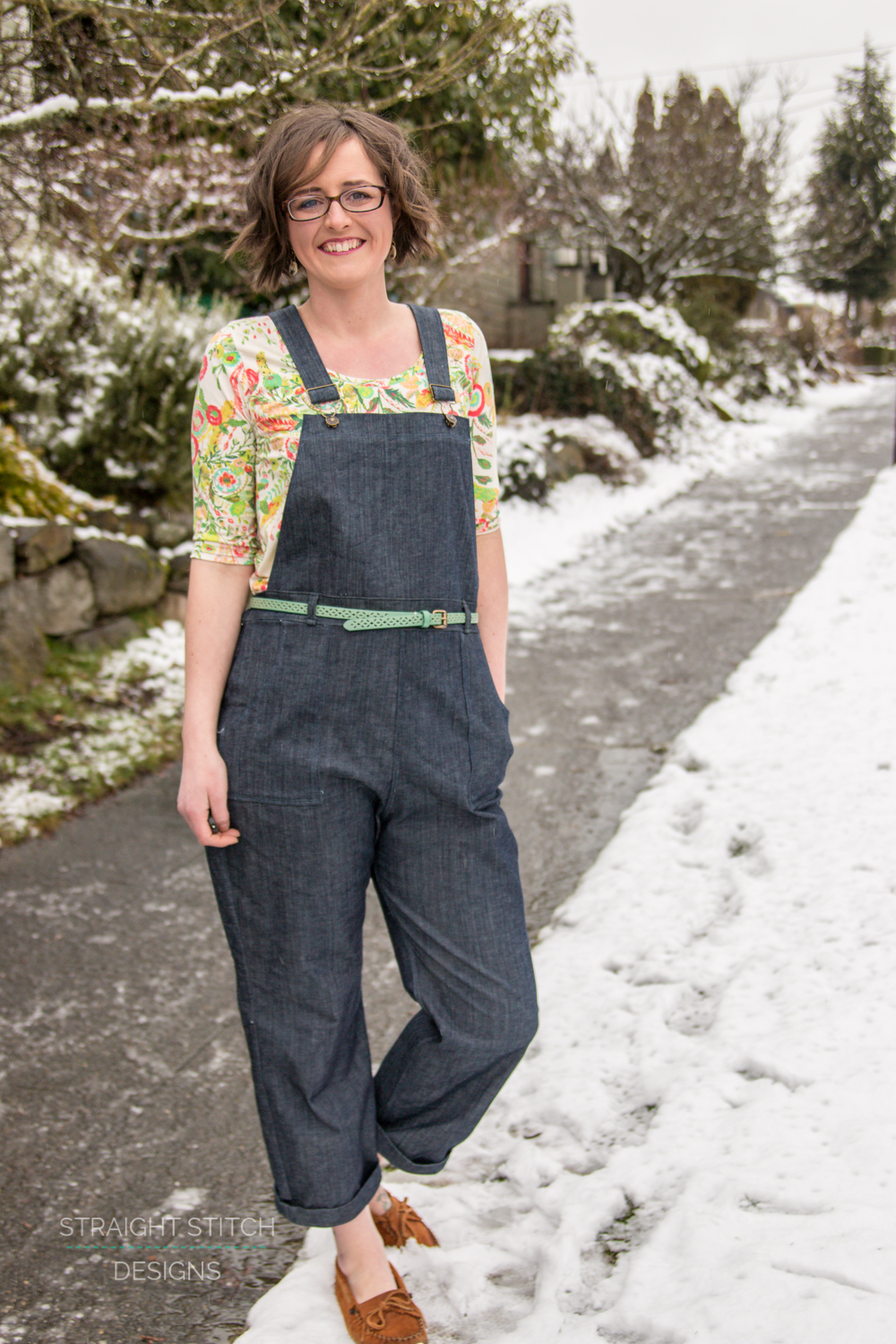 Denim Turia Dungarees - Straight Stitch Designs